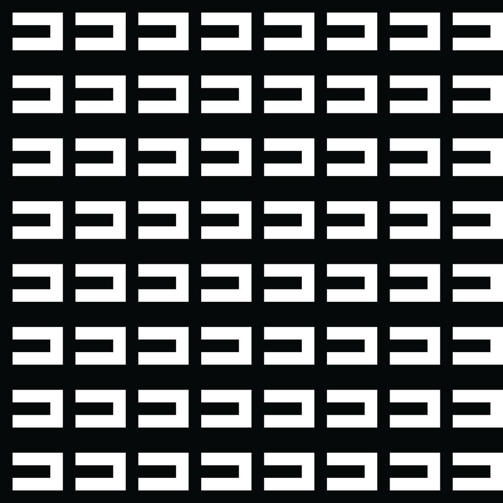 Abstract Monochrome Minimalist vector seamless texture. Minimalist geometric background. Monochrome repeating pattern with broken lines.
