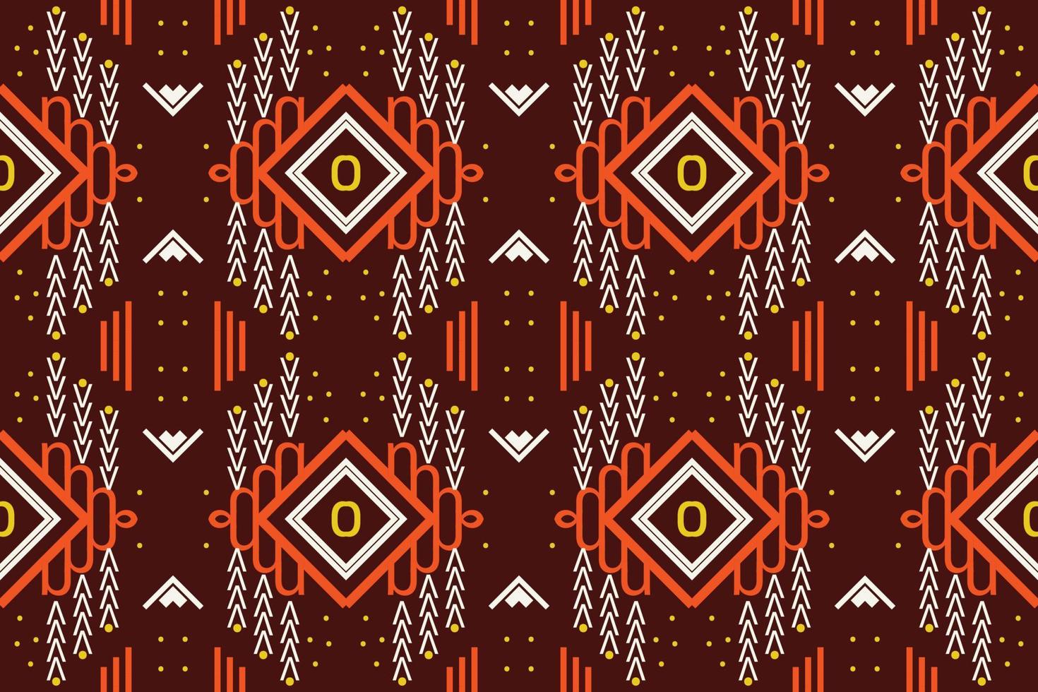Ethnic Aztec Ikat Seamless Pattern Textile Motif ikat seamless pattern digital vector design for Print saree Kurti Borneo Fabric Aztec brush symbols swatches designer