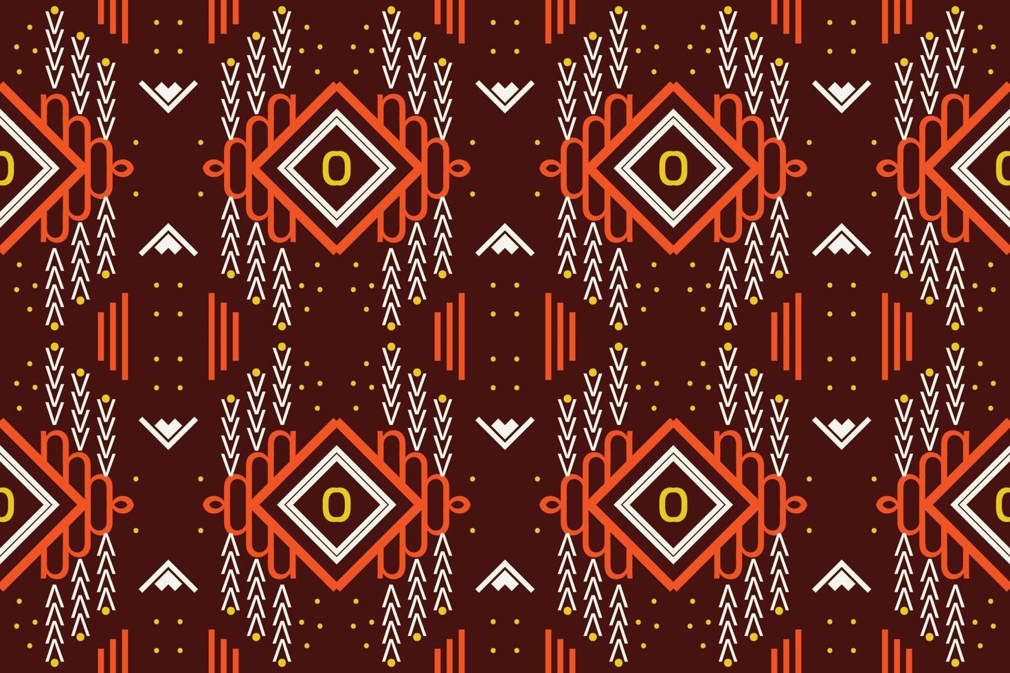 Ethnic Aztec Ikat Seamless Pattern Textile Motif ikat seamless pattern digital vector design for Print saree Kurti Borneo Fabric Aztec brush symbols swatches designer