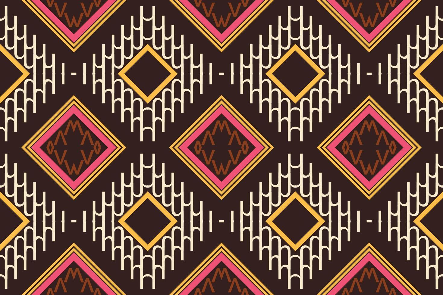 étnico azteca ikat patrón sin costuras textil ikat fondo de patrones sin fisuras diseño de vector digital para imprimir saree kurti tela de borneo azteca pincel símbolos muestras ropa de fiesta