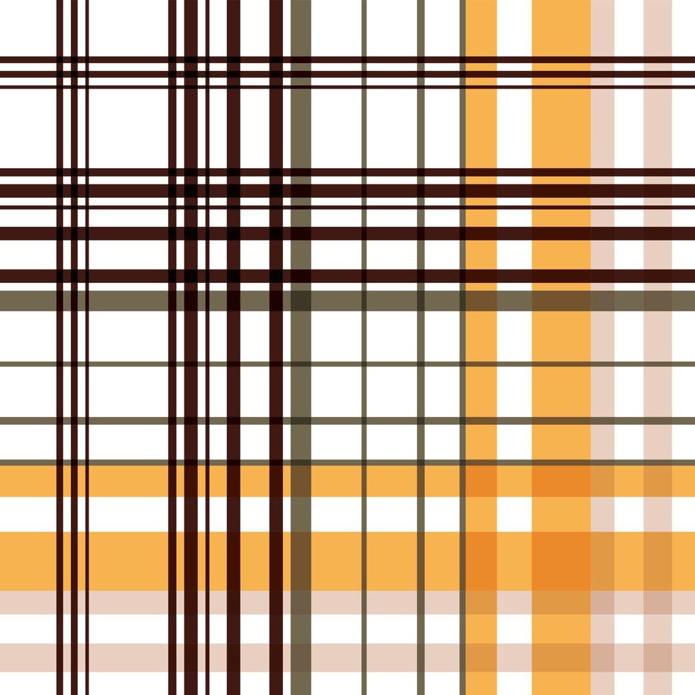 check plaid pattern design texture is made with alternating bands of coloured pre dyed threads woven as both warp and weft at right angles to each other. vector