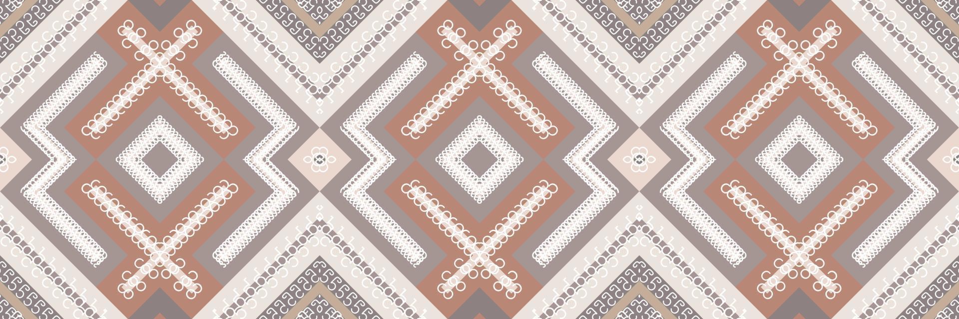 patrón étnico tribal. alfombras estampadas tradicionales es un patrón creado mediante la combinación de formas geométricas. diseño para imprimir. utilizando en la industria de la moda. vector