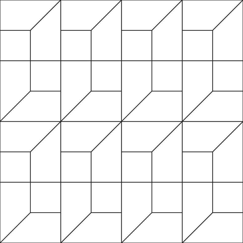 Seamless pattern with modern rectangular herringbone white tiles. Realistic diagonal texture. Vector illustration.