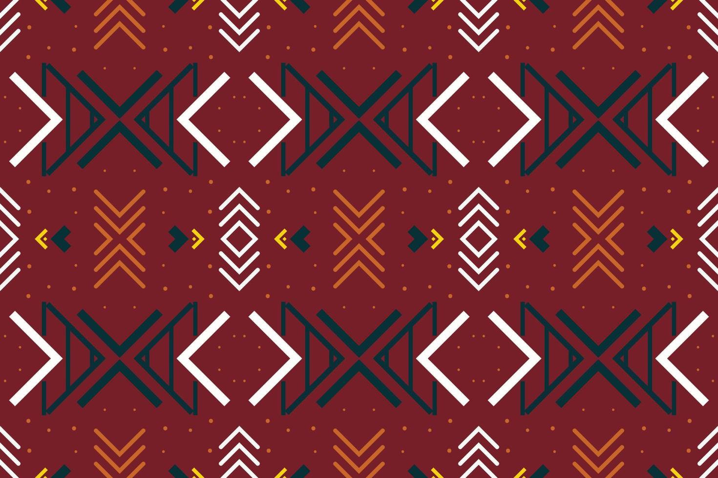 Ethnic Aztec Ikat Seamless Pattern Textile ikat diamond seamless pattern digital vector design for Print saree Kurti Borneo Fabric Aztec brush symbols swatches cotton