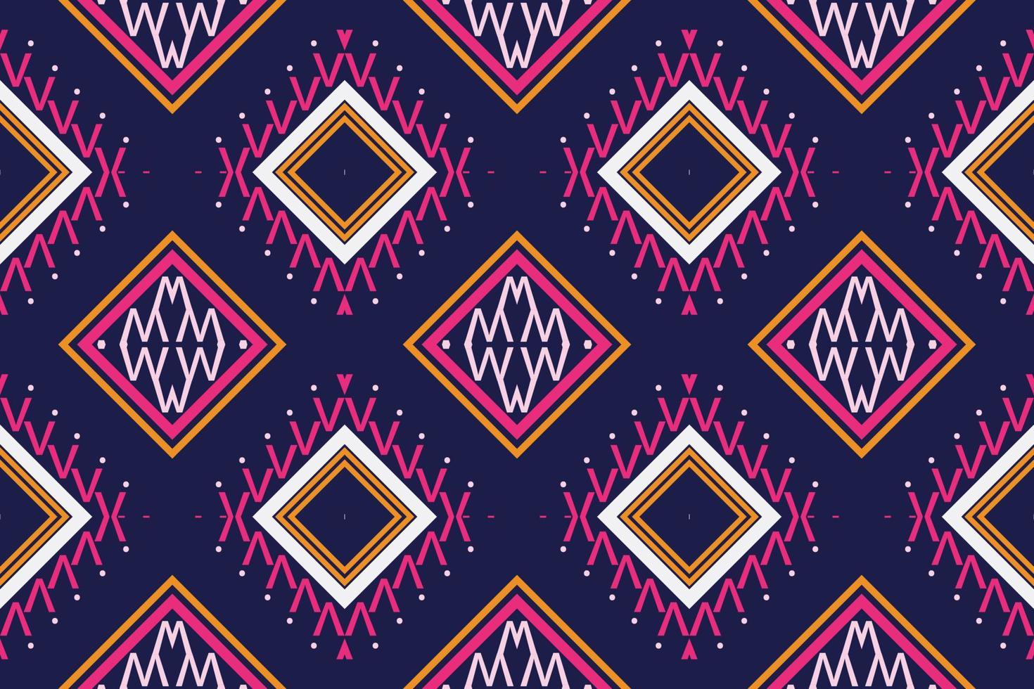 Ethnic Aztec Ikat Seamless Pattern Textile ikat background seamless pattern digital vector design for Print saree Kurti Borneo Fabric Aztec brush symbols swatches stylish
