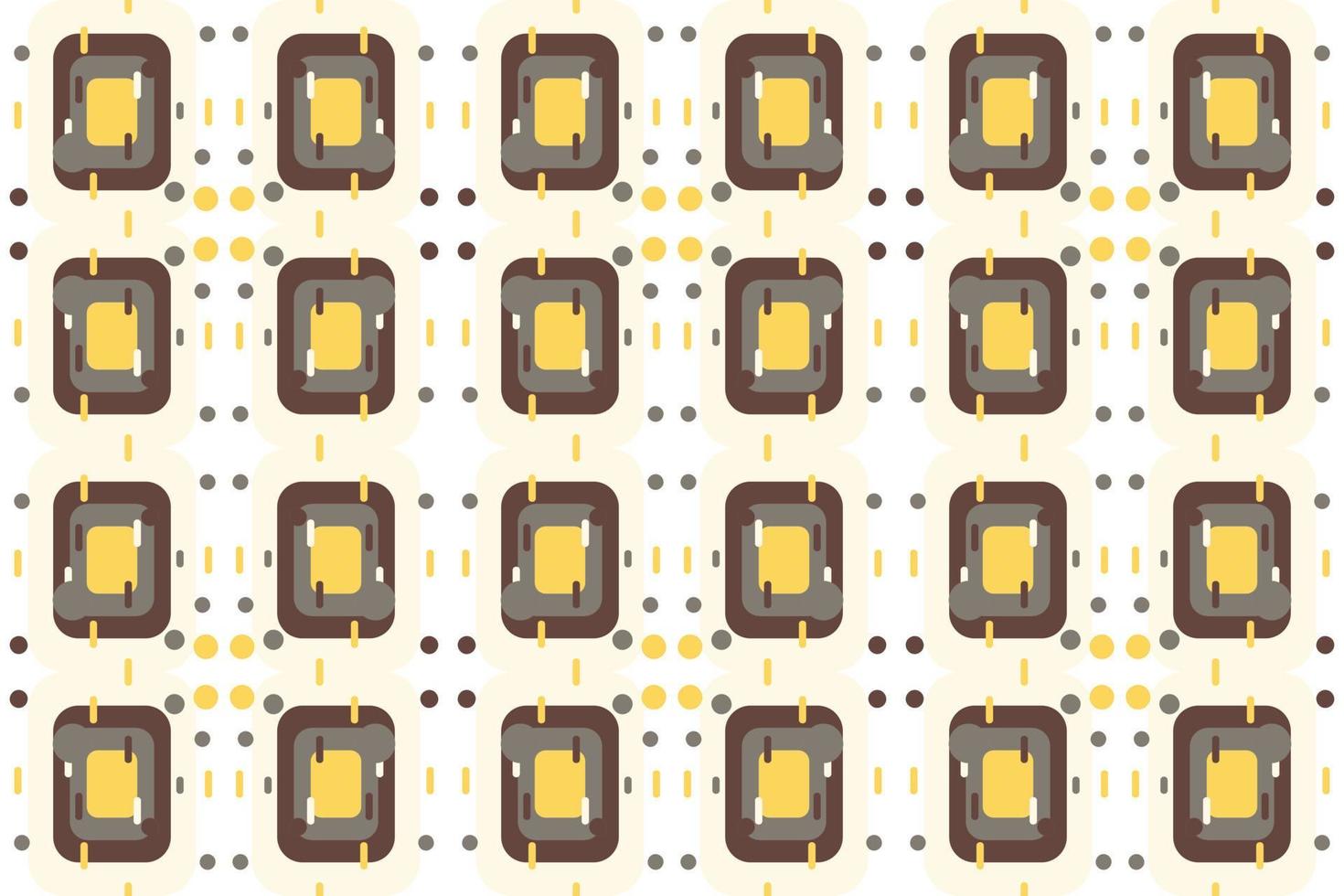 Stylish geometrical shapes seamless pattern It consists of a polyhedron such as a circle square triangle Used in the textile industry, fabric pattern, paper, wallpaper, book cover vector
