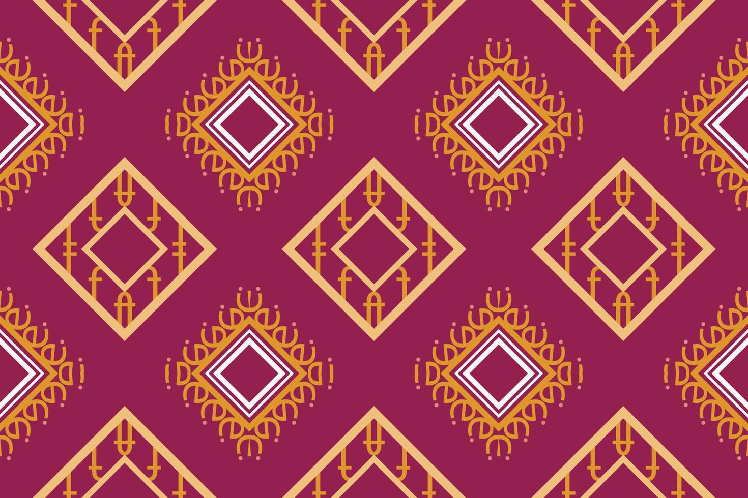 Ethnic Aztec Ikat Seamless Pattern Textile ikat fabric seamless pattern digital vector design for Print saree Kurti Borneo Fabric Aztec brush symbols swatches stylish