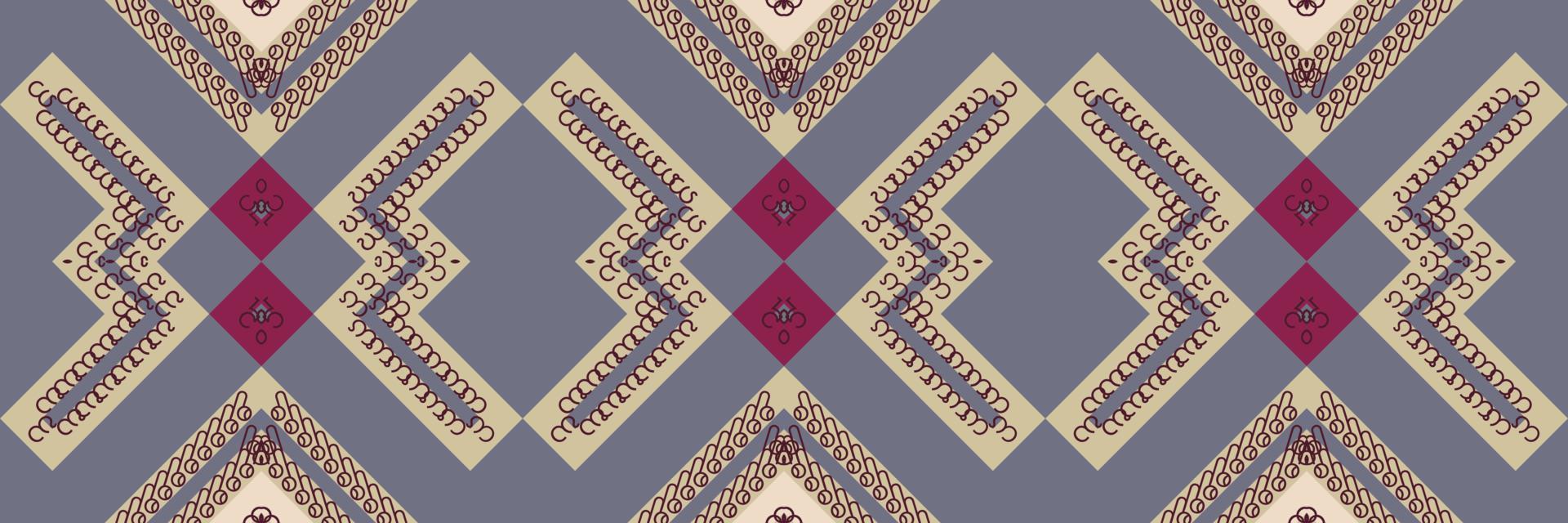 Ethnic pattern of the Philippines. Traditional ethnic pattern design It is a pattern created by combining geometric shapes. Design for print. Using in the fashion industry. vector