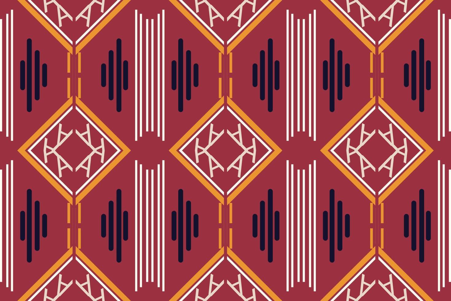 Ethnic pattern Philippine textile. traditional patterned Native American art It is a pattern created by combining geometric shapes. Design for print. Using in the fashion industry. vector