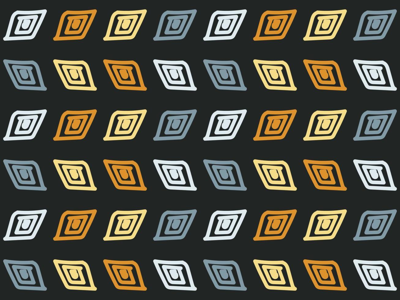 Rhombus Freehand Drawing Native American fabric Seamless Pattern Design Ethnic Aztec fabric carpet mandala ornament native boho chevron textile. vector