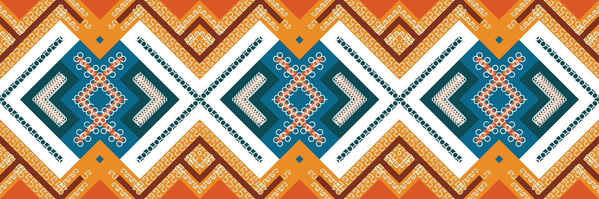 patrón de diseño étnico simple en Filipinas. patrón étnico geométrico diseño tradicional es un patrón creado mediante la combinación de formas geométricas. diseño para imprimir. utilizando en la industria de la moda. vector