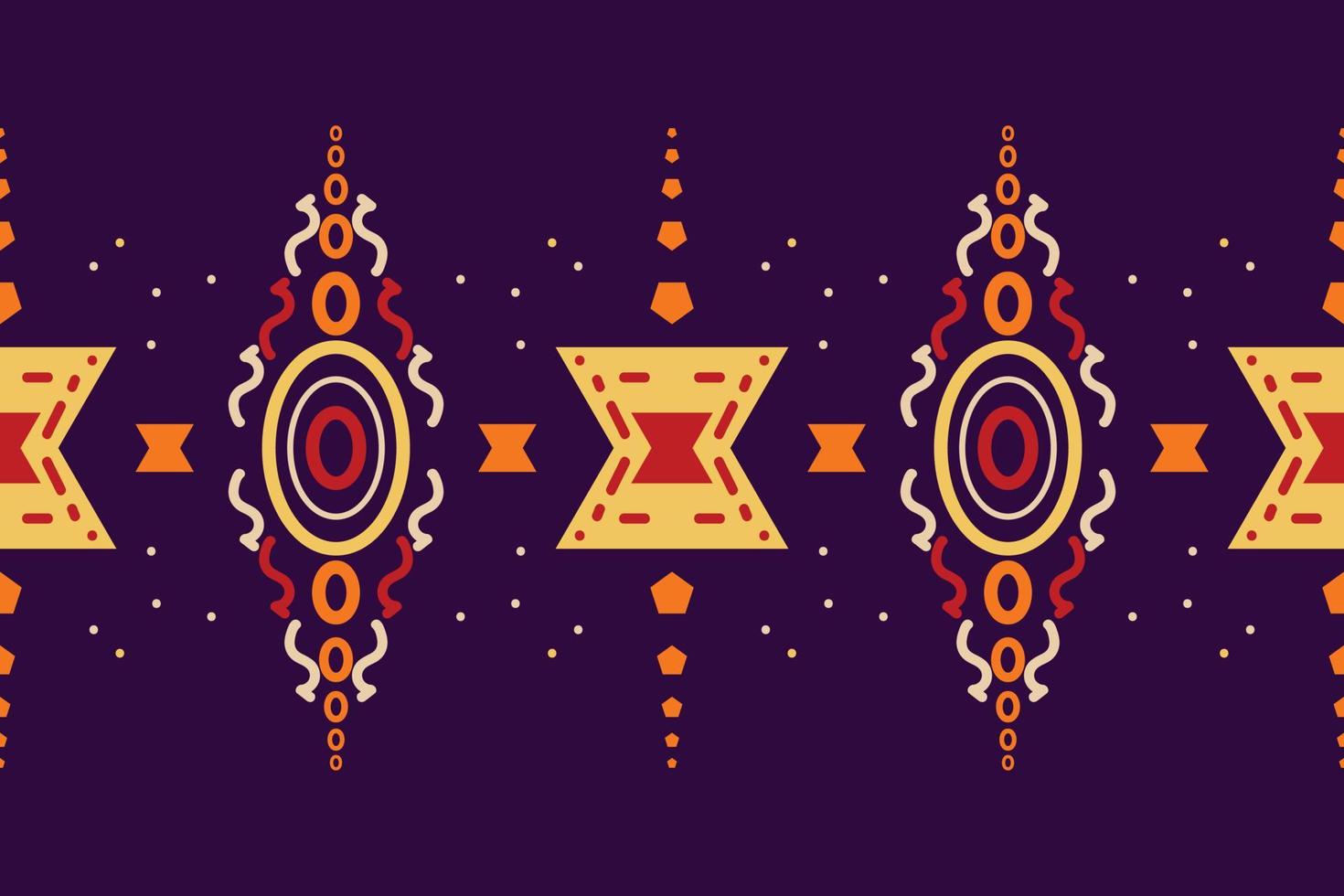 Ethnic border Ikat Seamless Pattern Textile ikat stripe seamless pattern digital vector design for Print saree Kurti Borneo Fabric border brush symbols swatches stylish