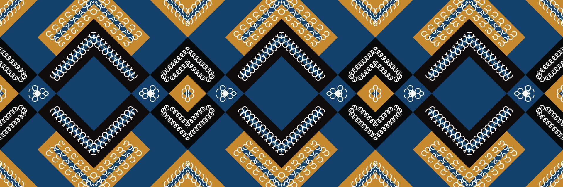 Ethnic design drawing the Philippines. traditional pattern design It is a pattern created by combining geometric shapes. Design for print. Using in the fashion industry. vector