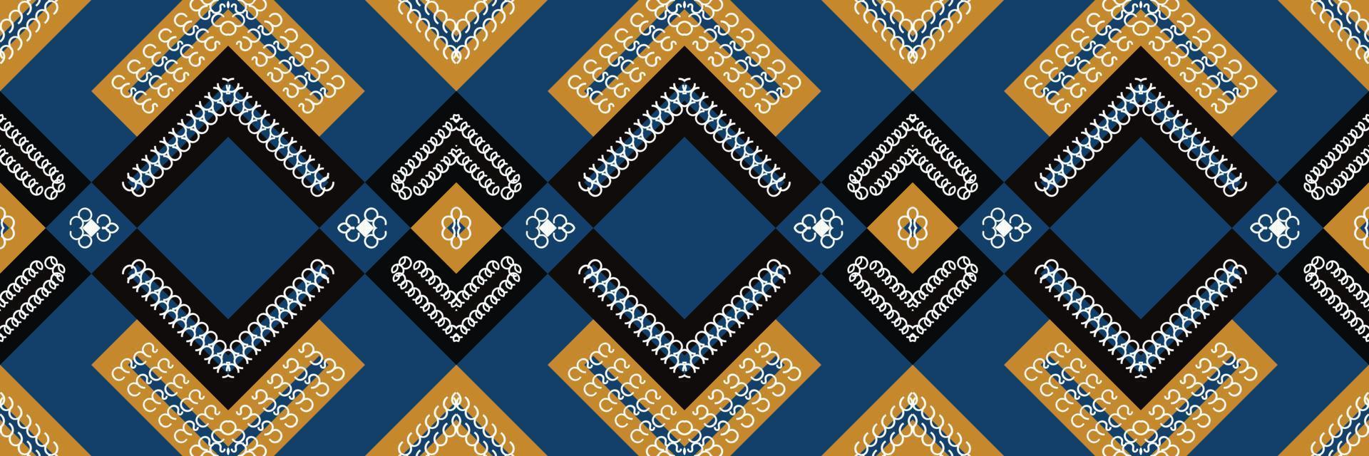 Ethnic design drawing the Philippines. traditional pattern design It is a pattern created by combining geometric shapes. Design for print. Using in the fashion industry. vector