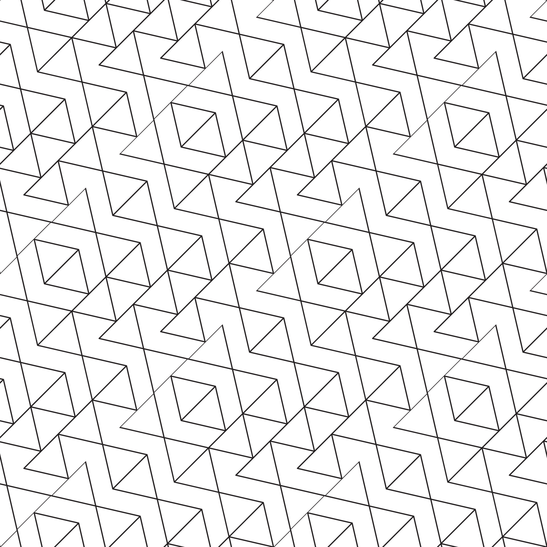 herringbone seamless pattern with hand drawn zigzag lines geometric