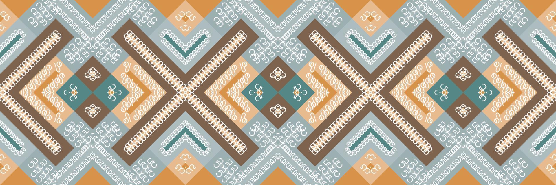 Ethnic pattern of the Philippines. traditional pattern African art It is a pattern created by combining geometric shapes. Design for print. Using in the fashion industry. vector