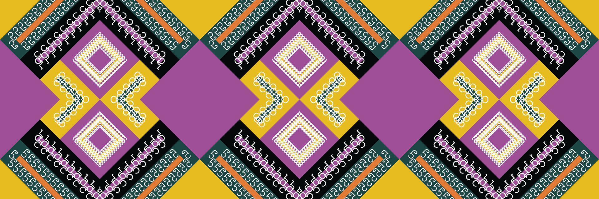 Ethnic pattern design of the Philippines. It is a pattern created by combining geometric shapes. Design for print. Using in the fashion industry. vector