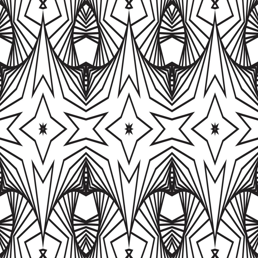 Monochrome Wavy 3D lines abstract seamless pattern. Abstract dynamical crumpled texture. 3D pattern. The illusion of movement pattern. vector