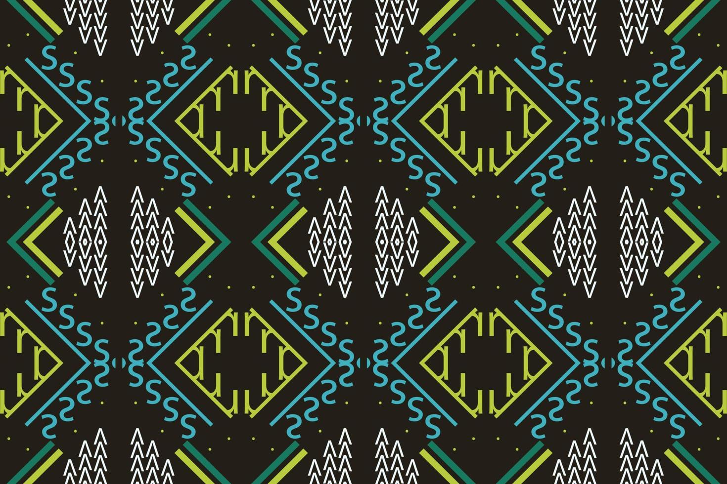 étnico azteca ikat patrón sin costuras textil filipino ikat patrón sin costuras diseño de vector digital para imprimir saree kurti borneo tela azteca cepillo símbolos muestras diseñador