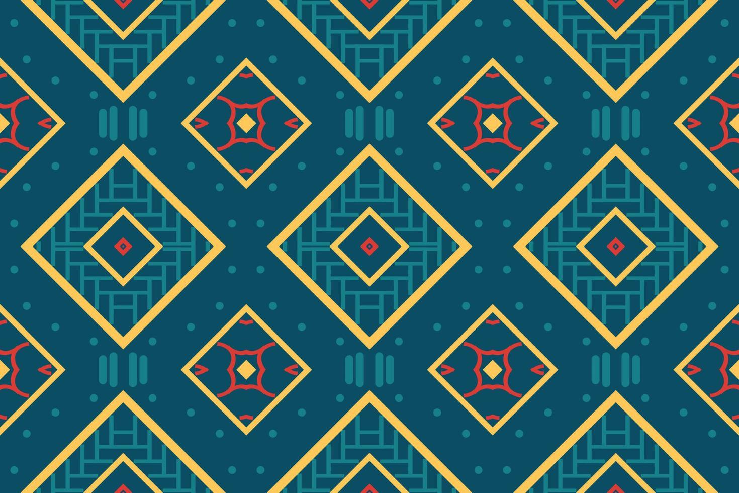 Ethnic pattern Philippine textile. traditional patterned vector It is a pattern created by combining geometric shapes. Design for print. Using in the fashion industry.