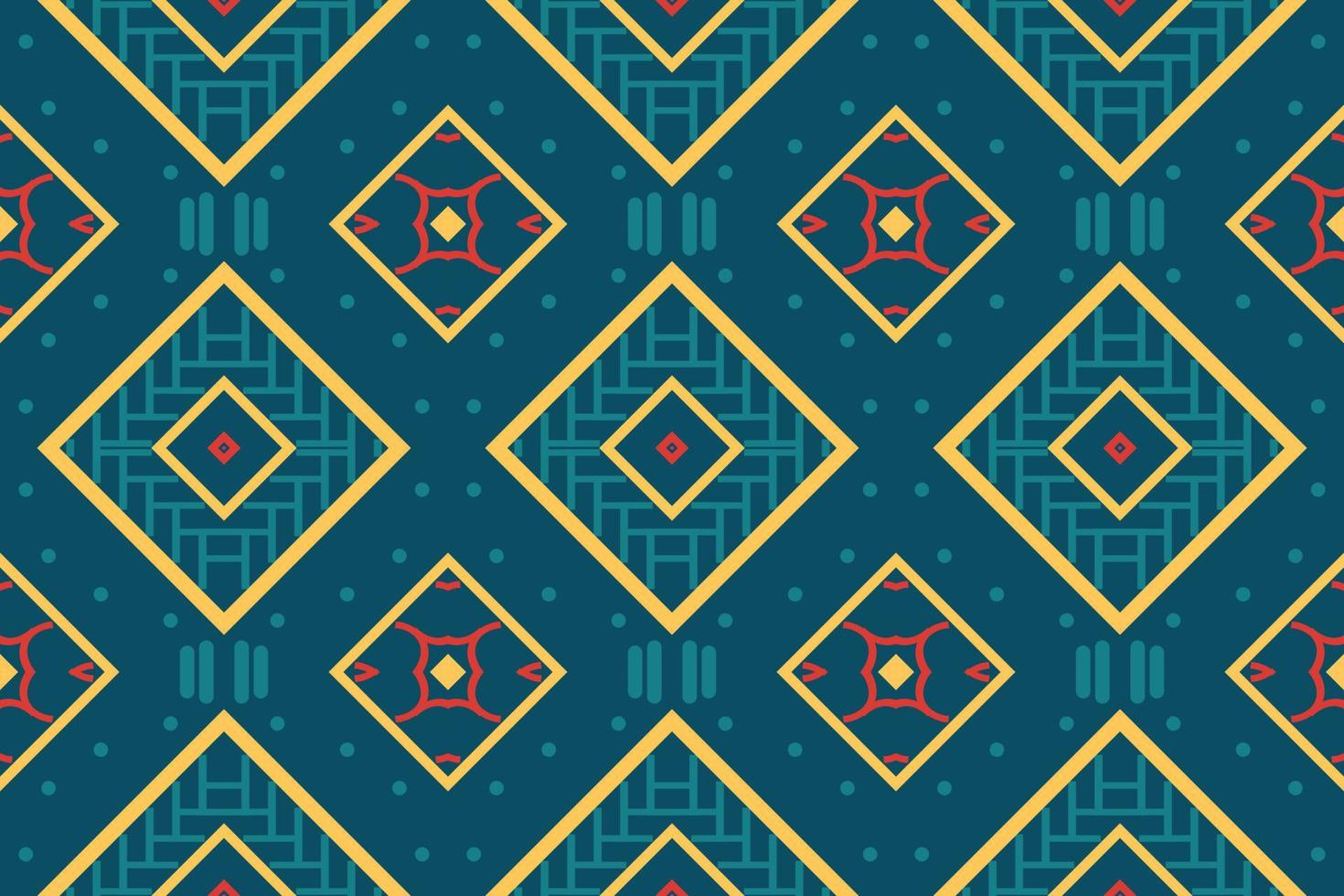 Ethnic pattern Philippine textile. traditional patterned vector It is a pattern created by combining geometric shapes. Design for print. Using in the fashion industry.