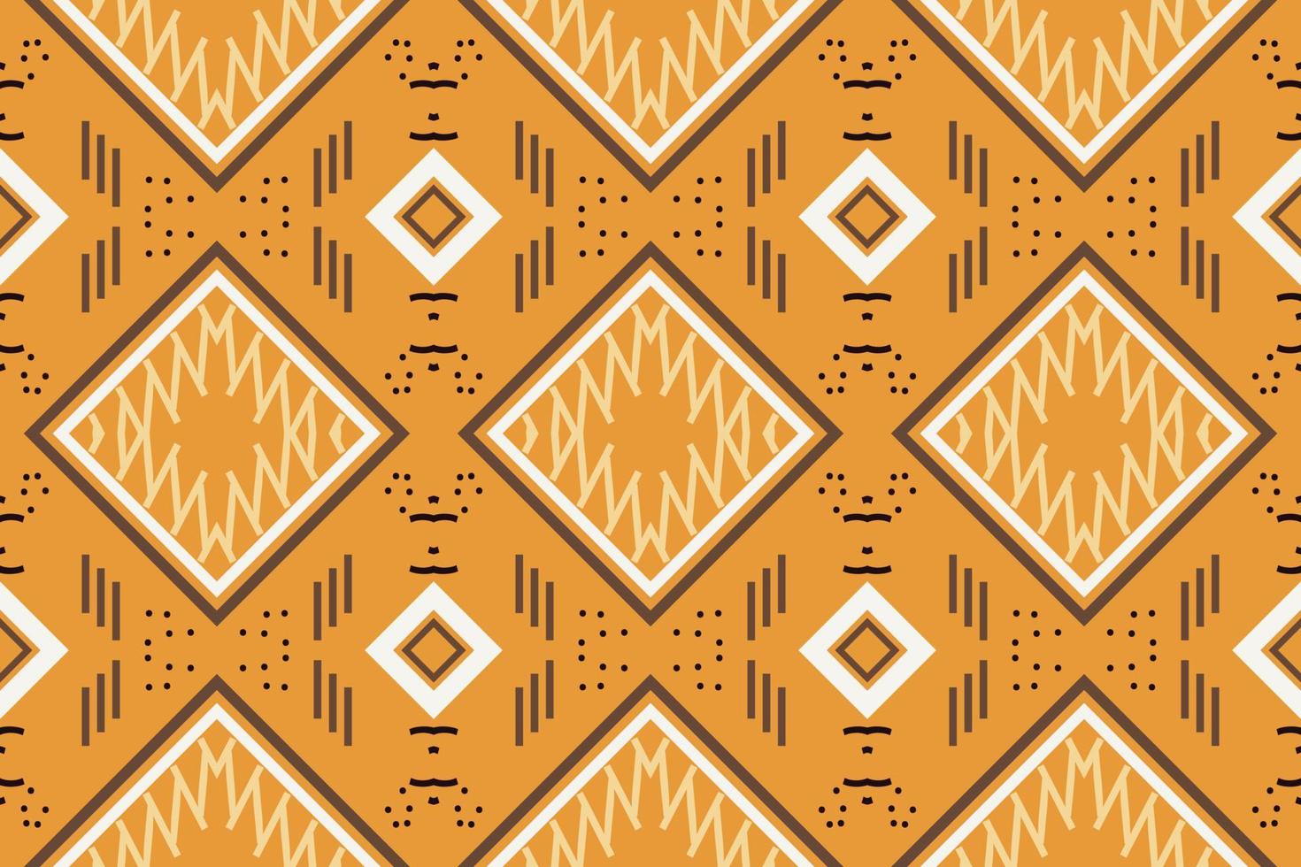 Ethnic Pattern vector. Ikat Seamless embroidery, Ikat Seamless folk embroidery, Ikat Seamless folk embroidery, Traditional ethnic pattern design It is a pattern created by combining geometric shapes. vector