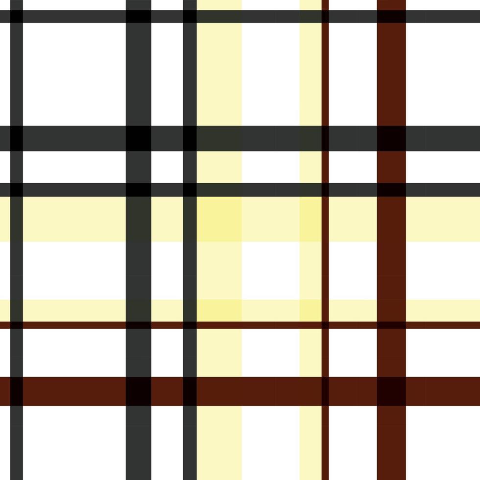 La textura del diseño del patrón de cuadros escoceses está hecha con bandas alternas de hilos preteñidos de colores tejidos tanto en urdimbre como en trama en ángulo recto entre sí. vector