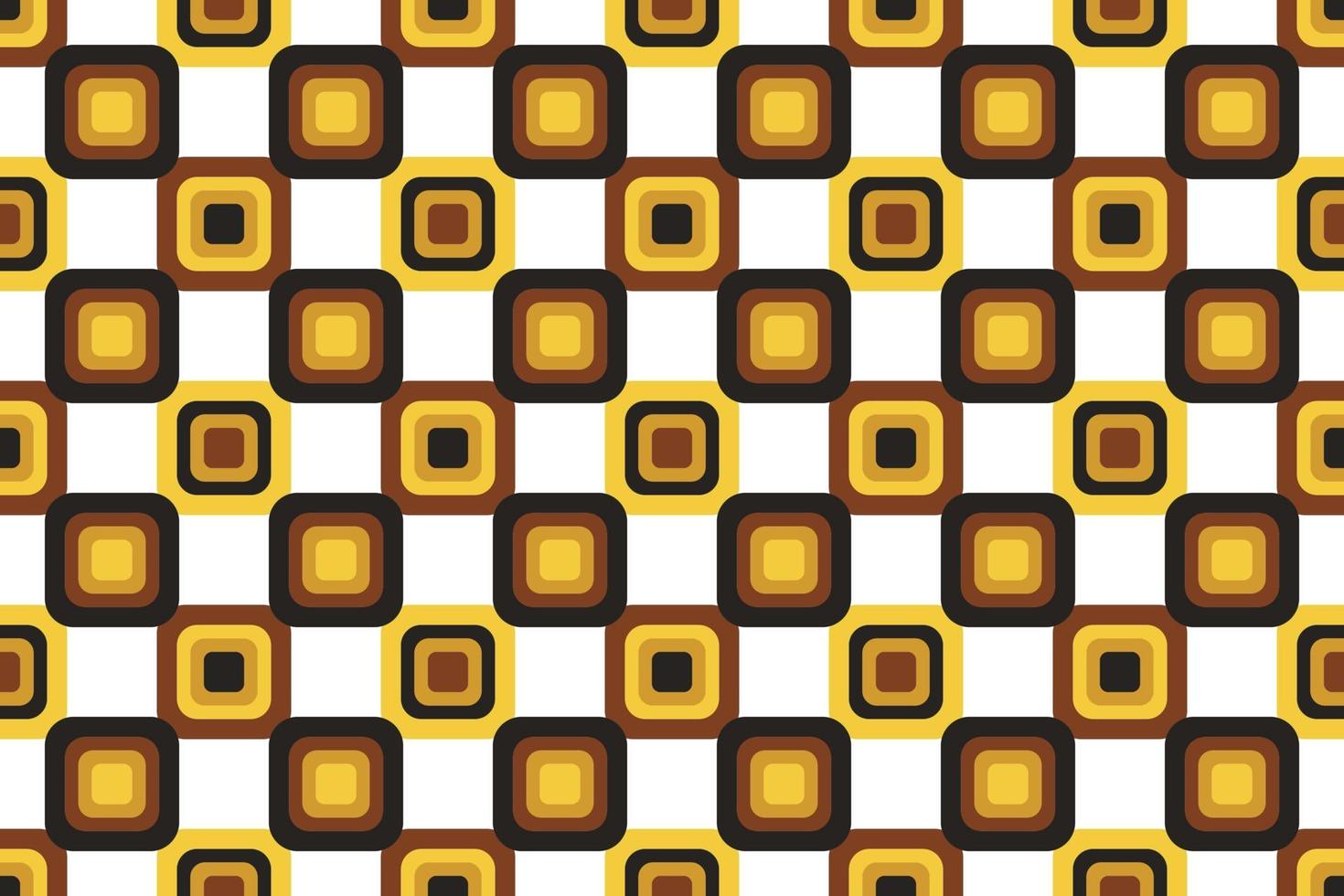 Mosaic Modern geometry shapes seamless pattern It consists of a polyhedron such as a circle square triangle Used in the textile industry, fabric pattern, paper, wallpaper, book cover vector