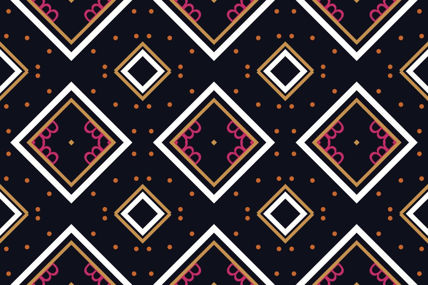 Simple ethnic design. Traditional ethnic patterns vectors It is a pattern created by combining geometric shapes. Design for print. Using in the fashion industry.