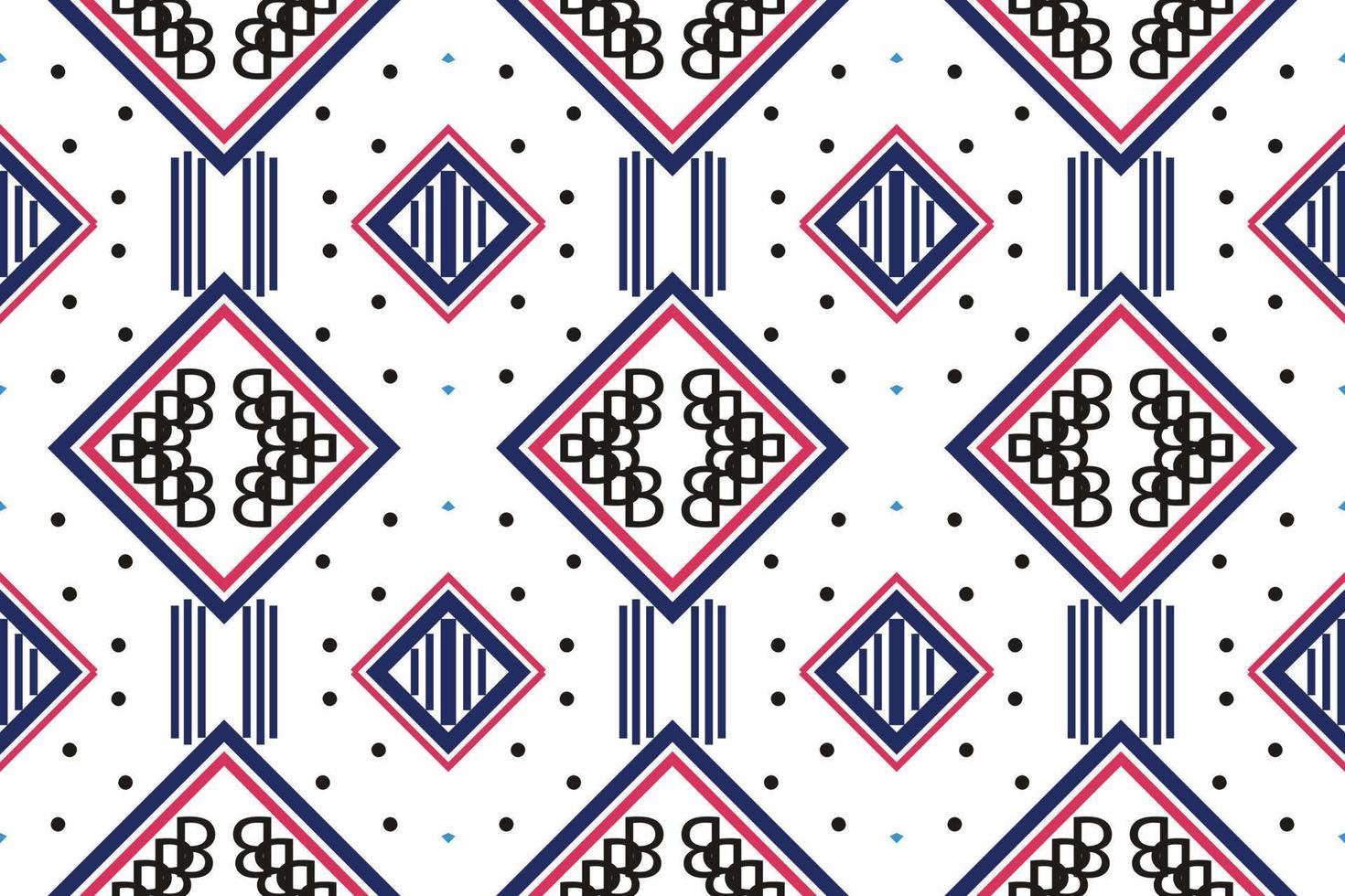 Ethnic pattern Philippine textile. It is a pattern created by combining geometric shapes. Design for print. Using in the fashion industry. vector
