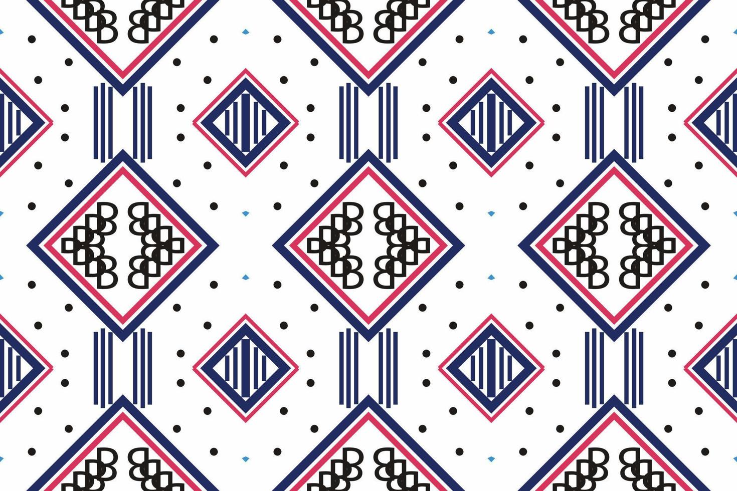 patrón étnico textil filipino. es un patrón creado mediante la combinación de formas geométricas. diseño para imprimir. utilizando en la industria de la moda. vector