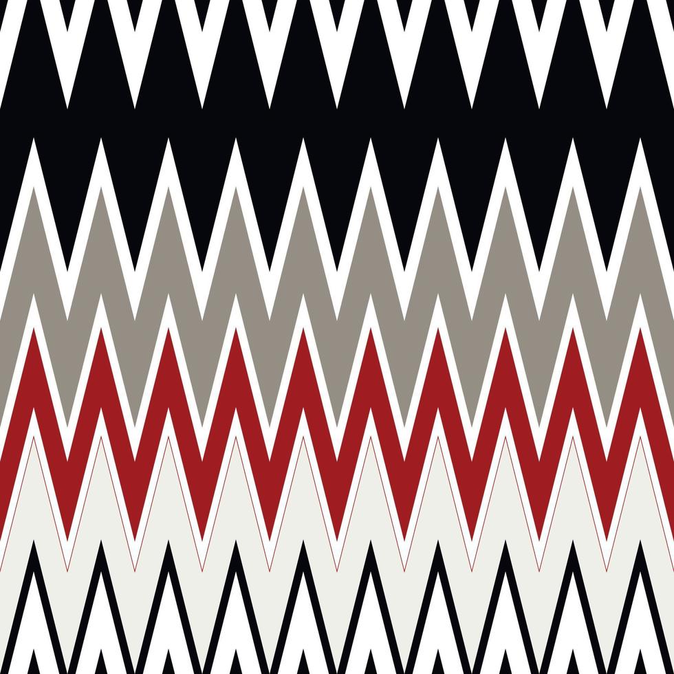 popular fondo geométrico de zigzag chevron grunge para papel tapiz, papel de regalo, estampado de tela, muebles. estampado en zig-zag. adorno pintado inusual de pinceladas. vector