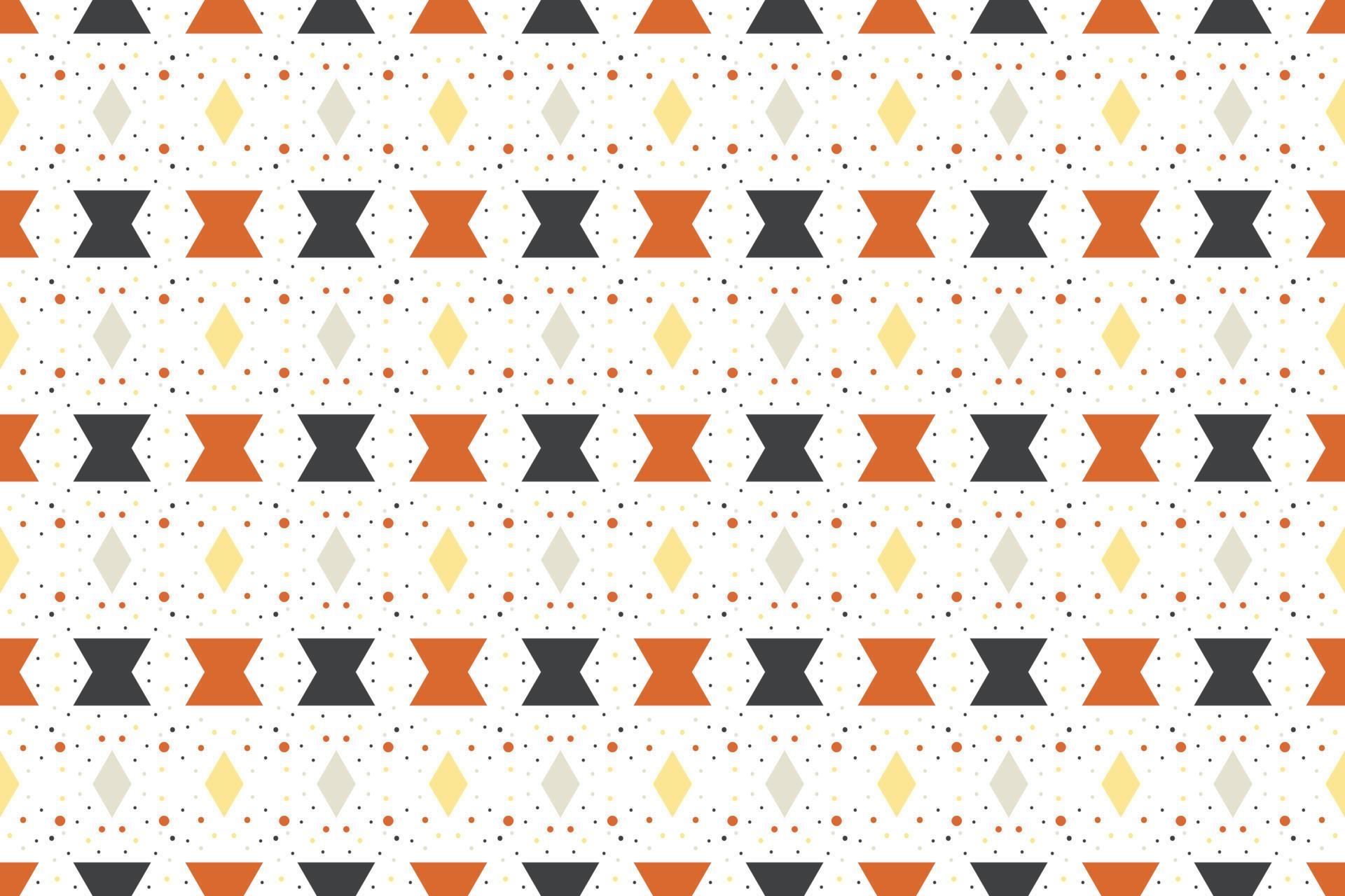 Simple geometric shapes seamless pattern It consists of a polyhedron such as a circle square