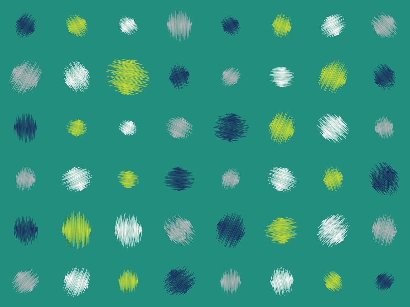 Freehand Circle dot print fabric Seamless Pattern Design Geometric boho texture vector illustrations background.