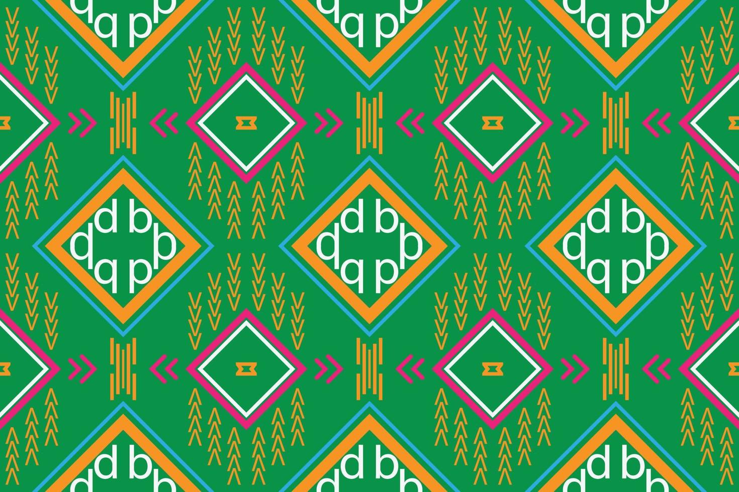 Ethnic Aztec Ikat Seamless Pattern Textile ikat design seamless pattern digital vector design for Print saree Kurti Borneo Fabric Aztec brush symbols swatches designer