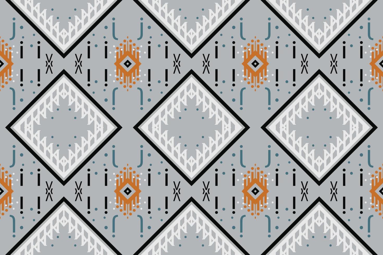 Ikat Seamless Pattern  ikat vector batik textile seamless pattern digital vector design for Print saree Kurti Borneo Fabric border brush symbols swatches cotton
