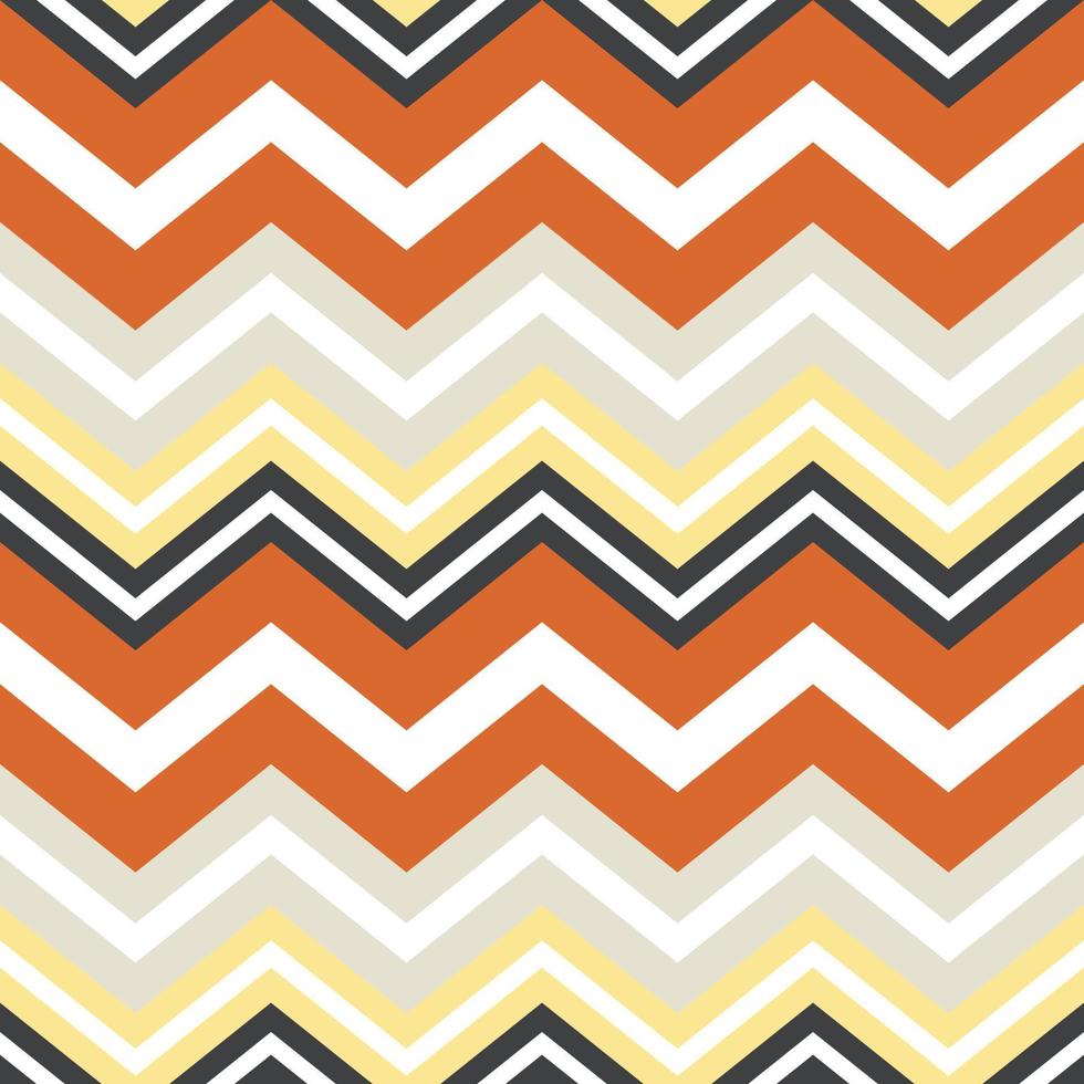 fondo geométrico de patrones sin fisuras de chevrons para papel tapiz, papel de regalo, estampado de tela, muebles. estampado en zig-zag. adorno pintado inusual de pinceladas. vector