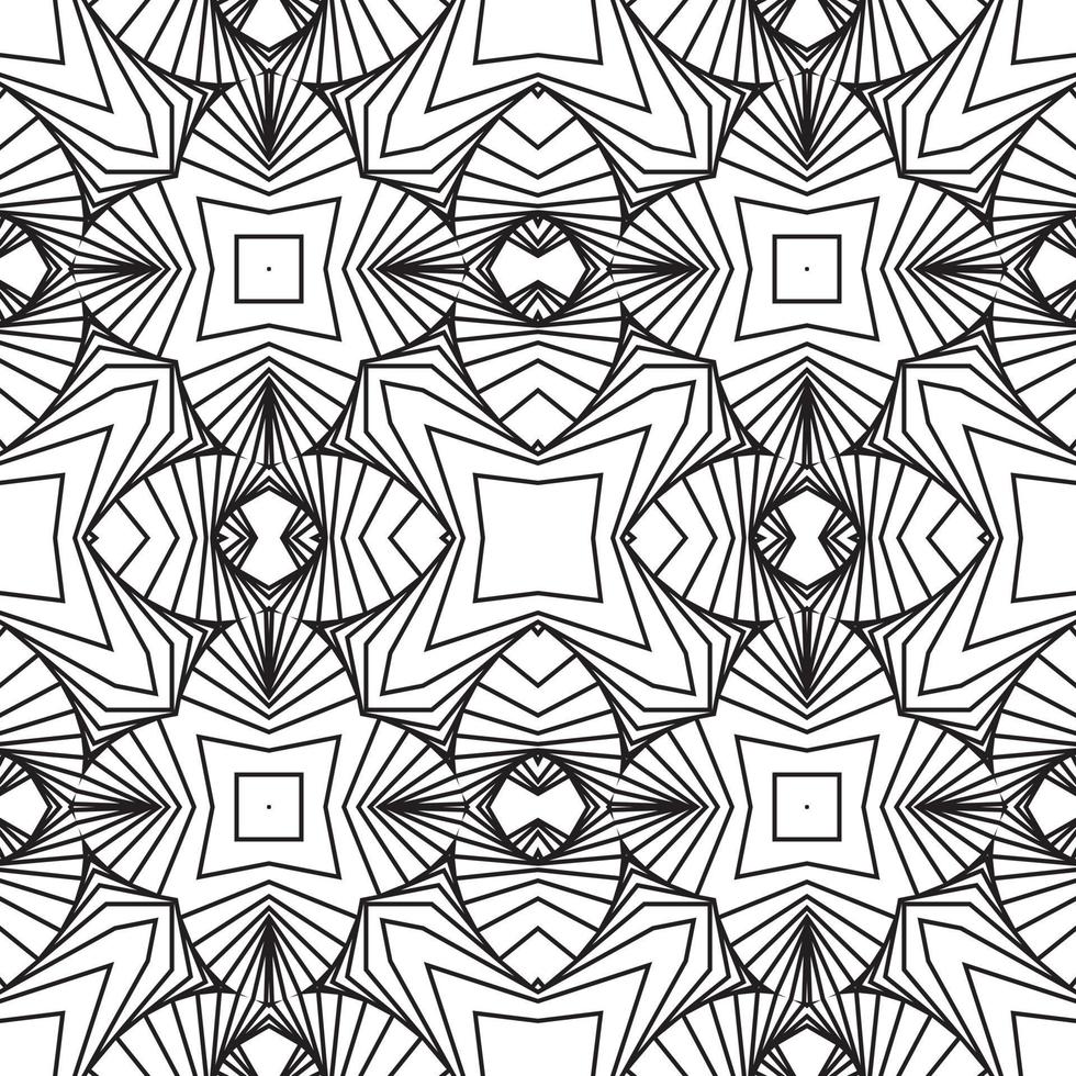 Monochrome 3D mesh geometric shapes Abstract dynamical crumpled texture. 3D pattern. The illusion of movement pattern. vector