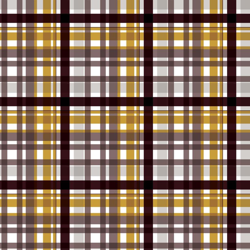 plaid pattern design textile is woven in a simple twill, two over two under the warp, advancing one thread at each pass. vector