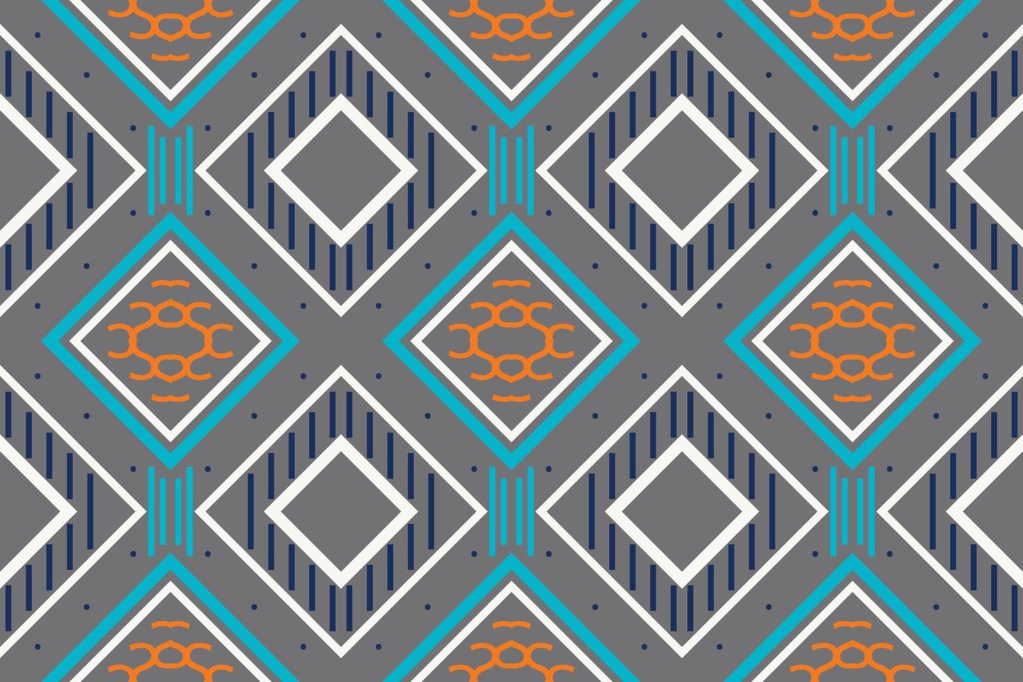 Simple ethnic design in the Philippines. It is a pattern created by combining geometric shapes. Design for print. Using in the fashion industry. vector