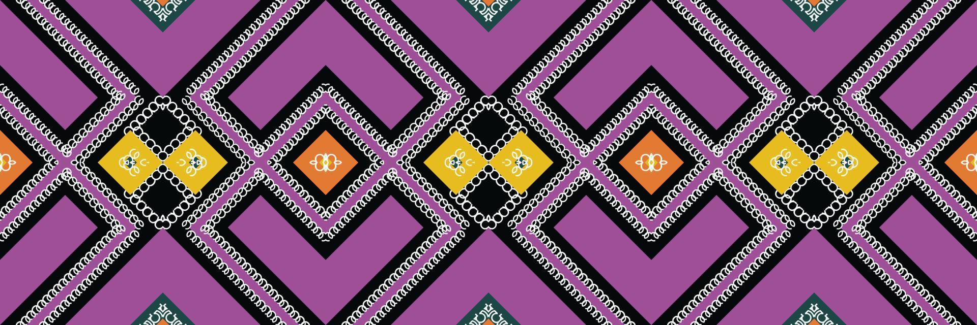 Ethnic pattern design of the Philippines. traditional patterned vector It is a pattern created by combining geometric shapes. Design for print. Using in the fashion industry.