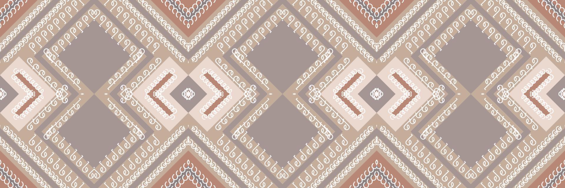 Ikat Seamless Pattern  ikat triangle batik textile seamless pattern digital vector design for Print saree Kurti Borneo Fabric border brush symbols swatches designer