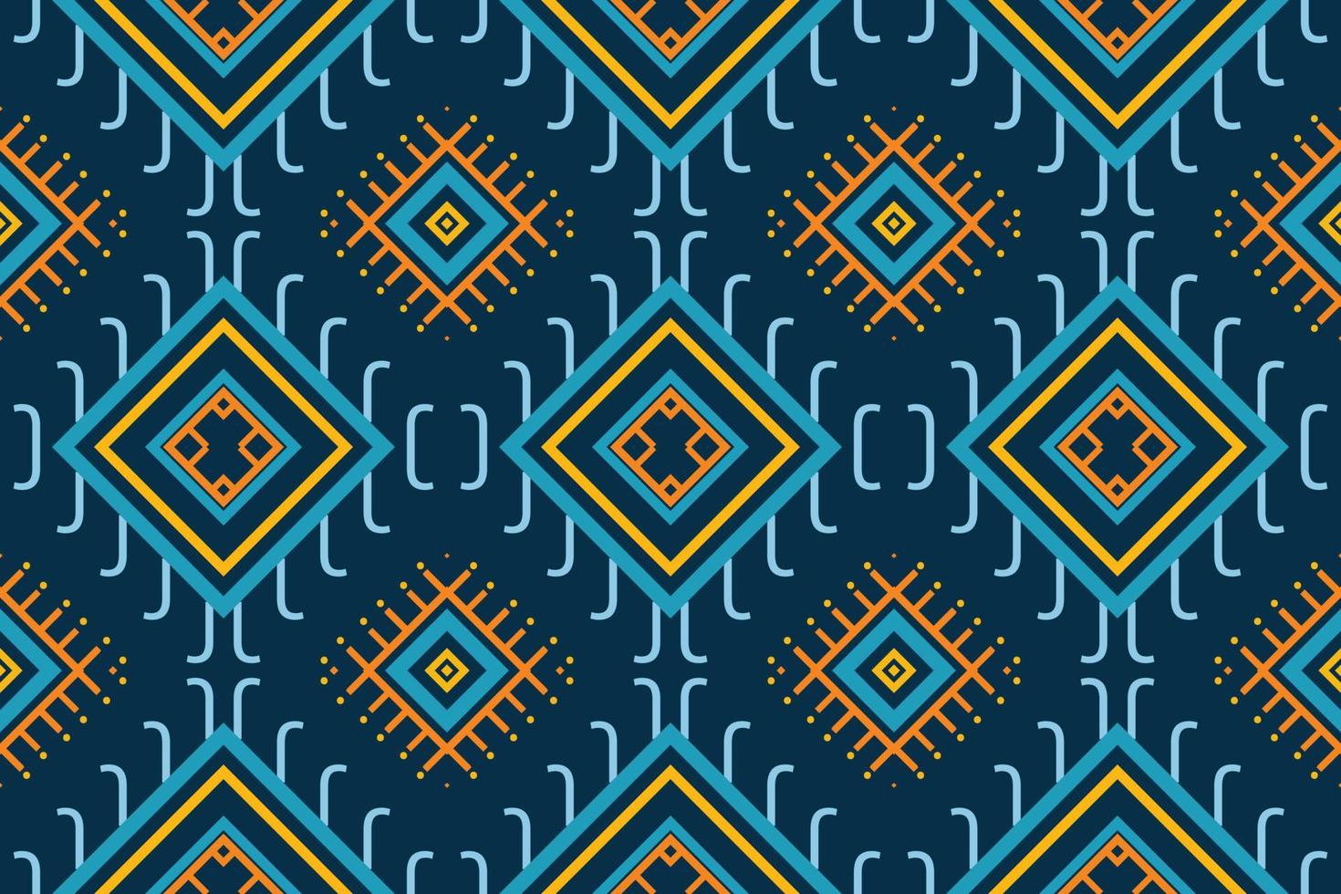 Ethnic pattern Philippine textile. traditional pattern background It is a pattern created by combining geometric shapes. Design for print. Using in the fashion industry. vector