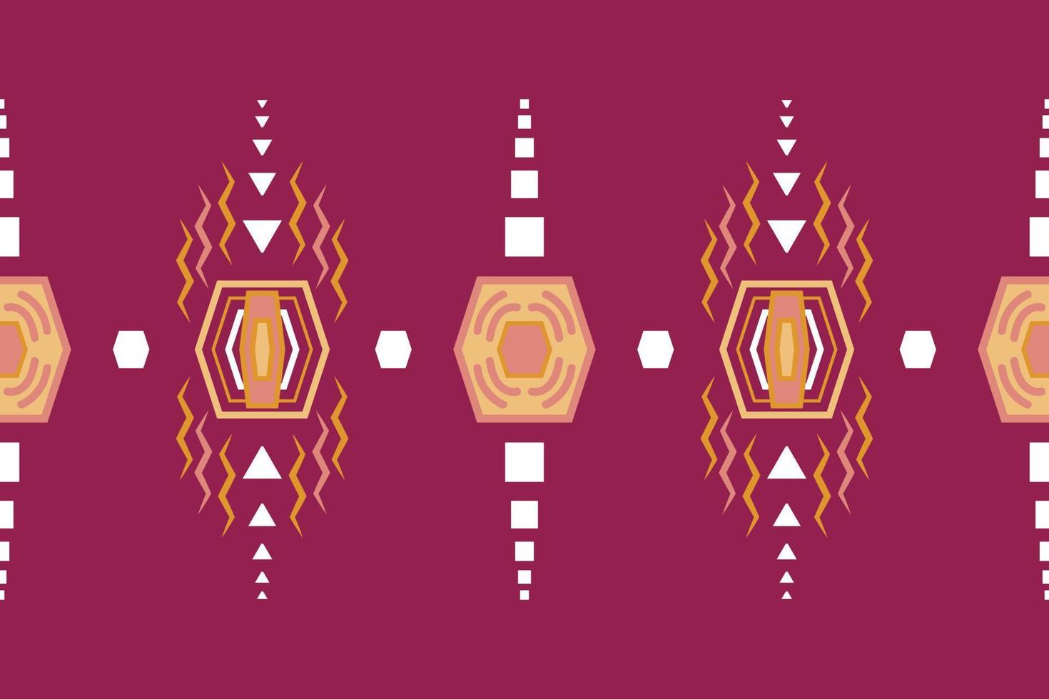 Ethnic border Ikat Seamless Pattern Textile ikat diamond seamless pattern digital vector design for Print saree Kurti Borneo Fabric border brush symbols swatches stylish