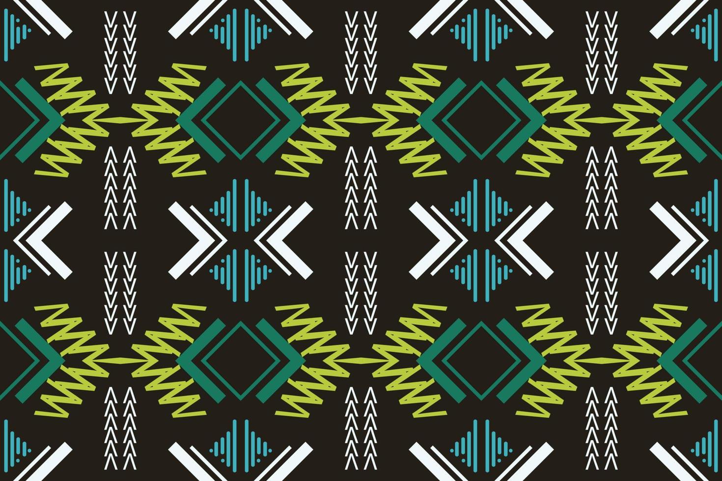 vector patrón étnico. diseño de vestido de sari antiguo estampado tradicional es un patrón creado mediante la combinación de formas geométricas. diseño para imprimir. utilizando en la industria de la moda.