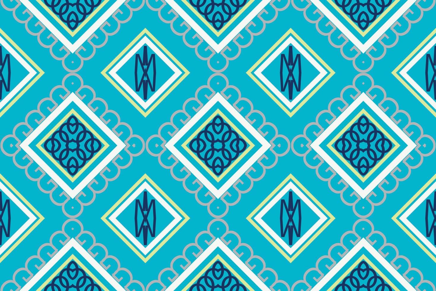 Simple ethnic design in the Philippines. traditional pattern African art It is a pattern created by combining geometric shapes. Design for print. Using in the fashion industry. vector