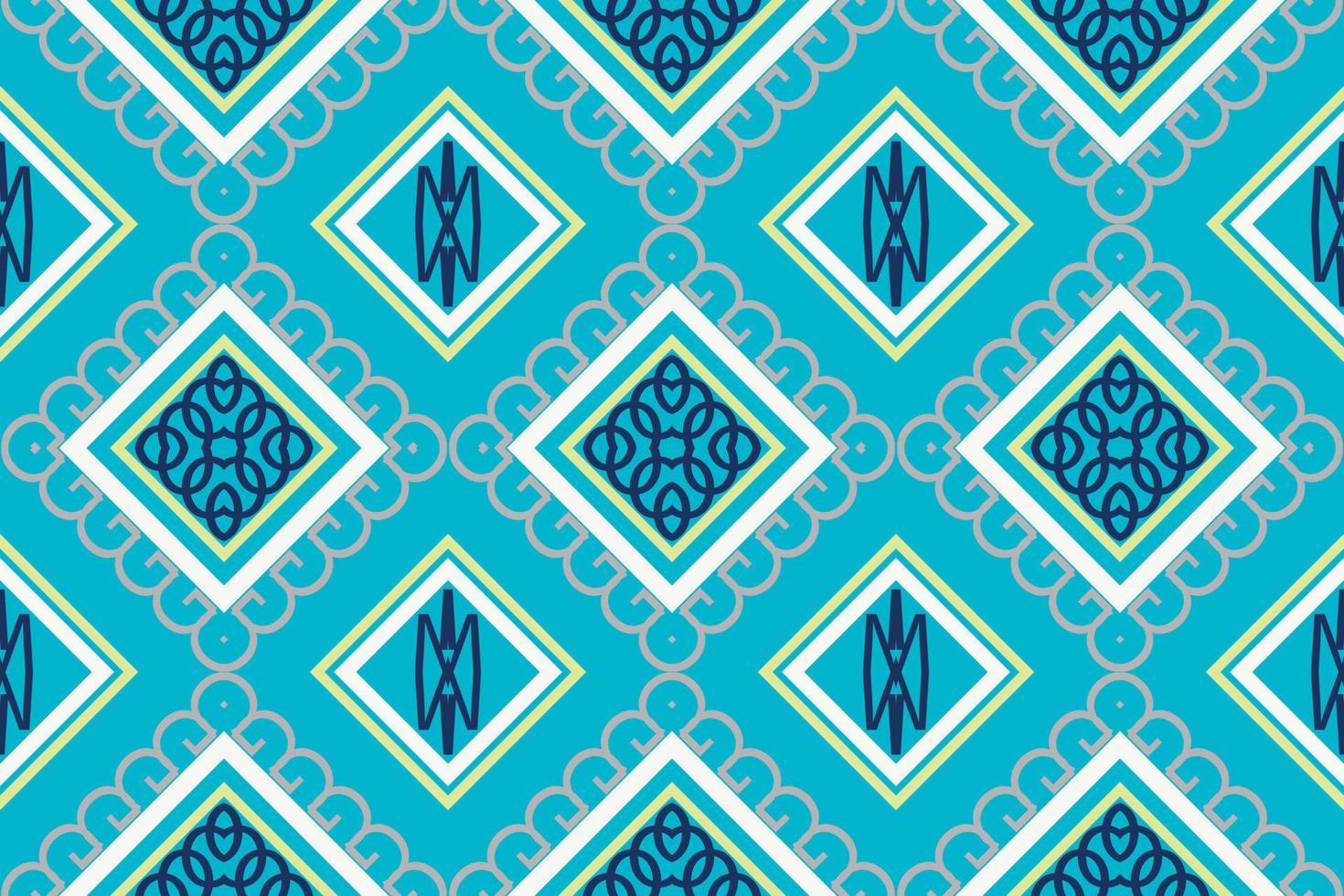 diseño étnico simple en Filipinas. patrón tradicional arte africano es un patrón creado mediante la combinación de formas geométricas. diseño para imprimir. utilizando en la industria de la moda. vector