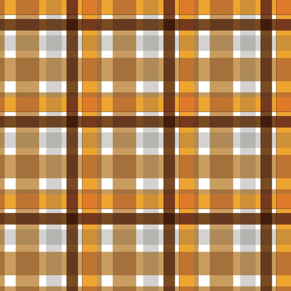 El fondo de diseño de tela con patrón de tartán es una tela estampada que consta de bandas entrecruzadas, horizontales y verticales en varios colores. los tartanes se consideran un icono cultural de Escocia. vector