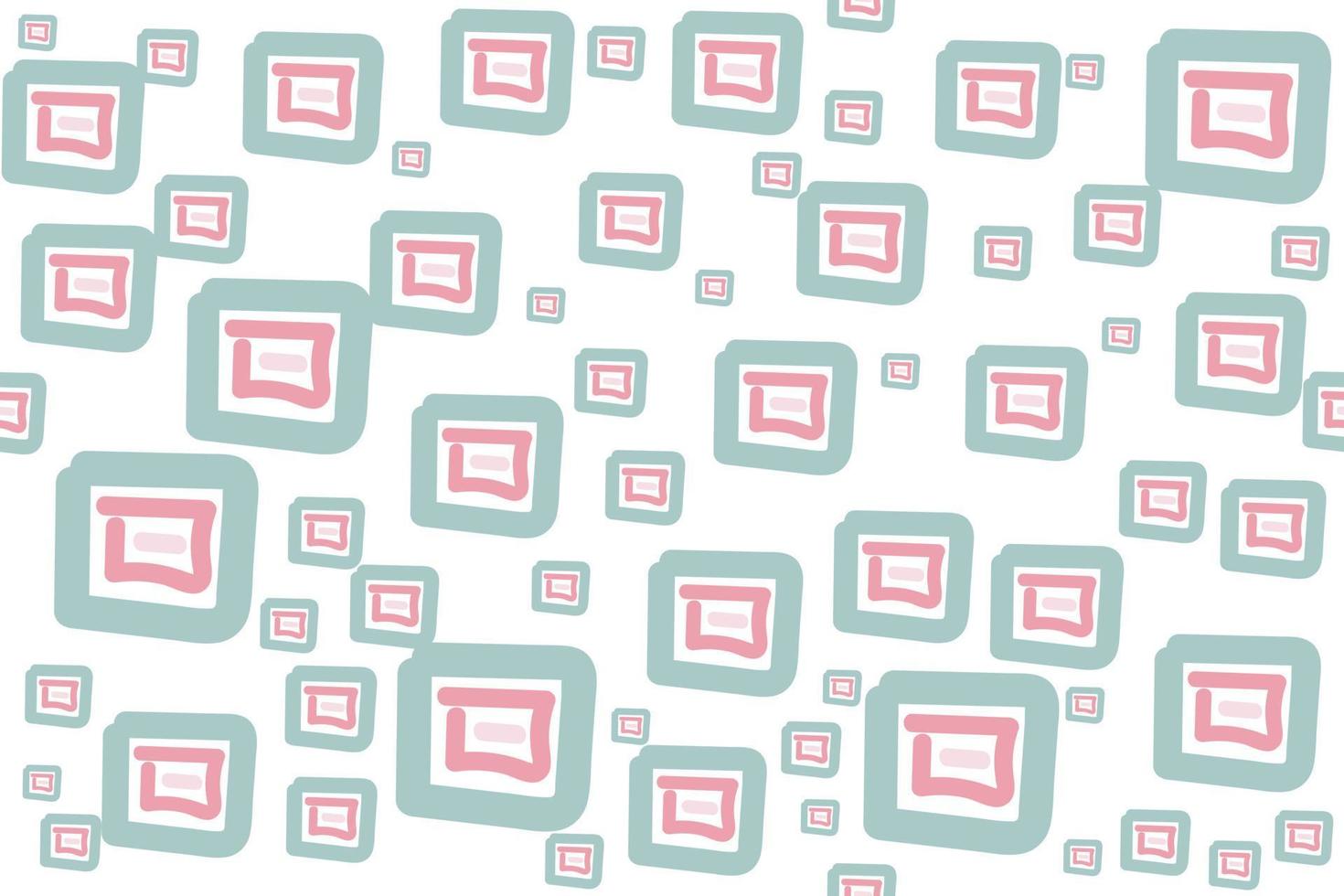 Simple flower seamless patterns vector design It is a pattern created by combining freehand. Create beautiful fabric patterns. Design for print. Using in the.