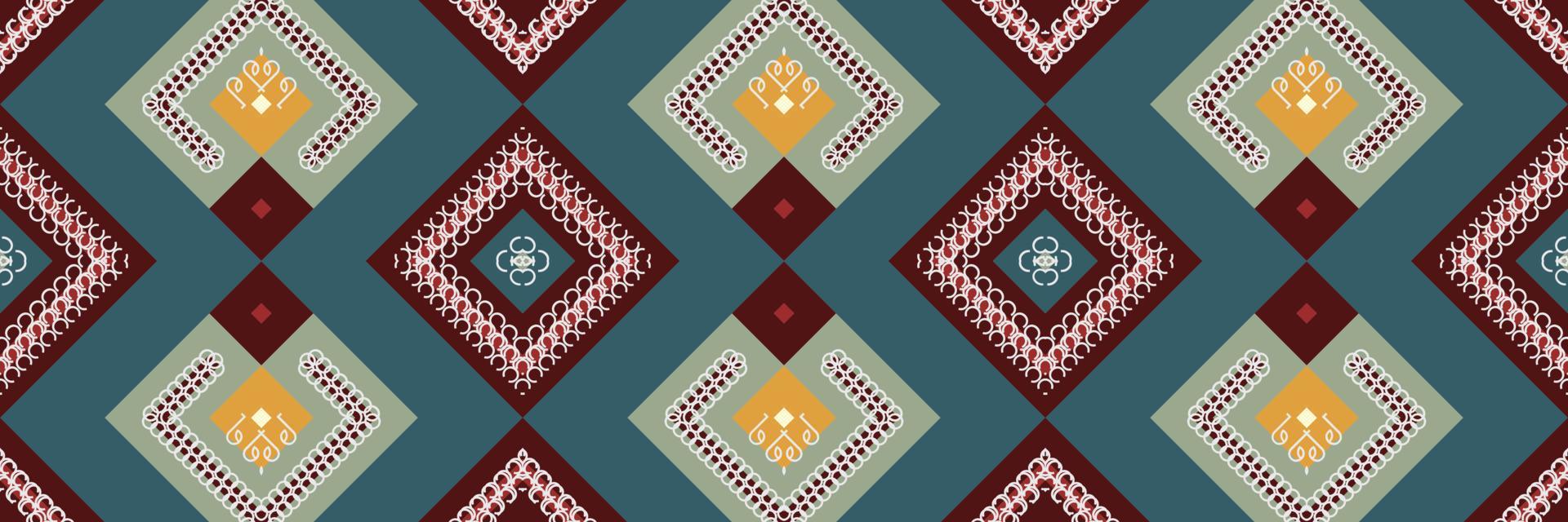 Ethnic pattern design of the Philippines. Traditional ethnic pattern design It is a pattern created by combining geometric shapes. Design for print. Using in the fashion industry. vector